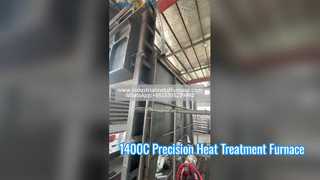 Controllo di precisione della temperatura fino a 1400°C: forno a suola mobile con riscaldamento a resistenza