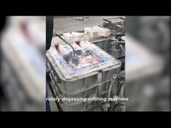 Degassificatore di alluminio rotatorio, macchina di degassamento liquida di alluminio rotatoria della barra della grafite