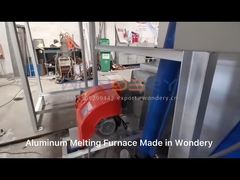 Rottami di rame industriali della fornace della fusione dei metalli da 1400 gradi che inclinano tipo forno a crogiolo