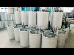 Maschine per la fusione continua verso l'alto con giacca di raffreddamento idrico per rame