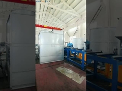 Fuoco di fusione a induzione della macchina per la fusione di barre di rame verso l'alto