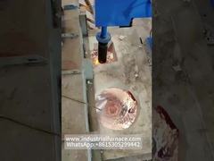 Forno di fusione per rottami di alluminio a gas con sistema a vortice