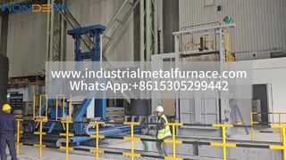 Forno di tempra e rinvenimento rapido tipo carrello elevatore | Trattamento termico versatile per tutti i metalli | WUXI W