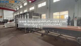 Forno Elettrico Carrello Personalizzabile | Trattamento termico di precisione per componenti industriali di grandi dimensioni