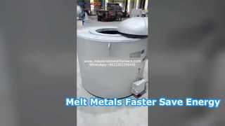 Forno fusorio per metalli non ferrosi per riscaldamento a resistenza elettrica – Alta efficienza