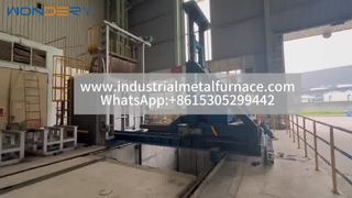 Forno automatizzato per trattamento termico con caricamento di carrello elevatore: tempra ad alta velocità per metalli pesanti | WUXI