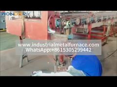 Forno a gas con nastro a rete | Tempra, rinvenimento e ricottura continui automatizzati per parti metalliche in lotti