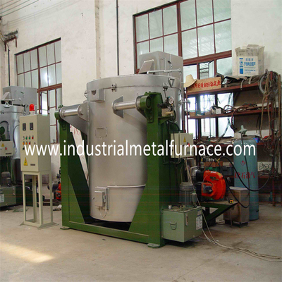 comprare Inclinazione del forno di fusione di alluminio industriale di fusione a petrolio 400kg/H per i residui di metallo online manufacture