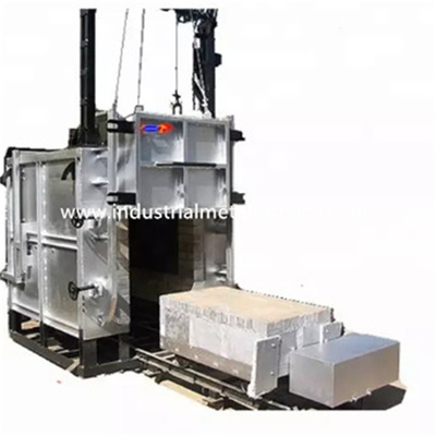 comprare Doppio focolare elettrico del carrello ferroviario della fornace di trattamento termico del carrello per le parti di alluminio online manufacture
