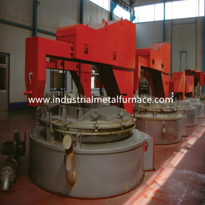 comprare Inclinazione del focolare 320KW del carrello ferroviario della fornace di trattamento termico del carrello online manufacture