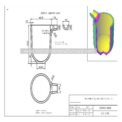 comprare Crogiolo di grafite ad alte prestazioni da 300 kg per la fusione dei metalli online manufacture
