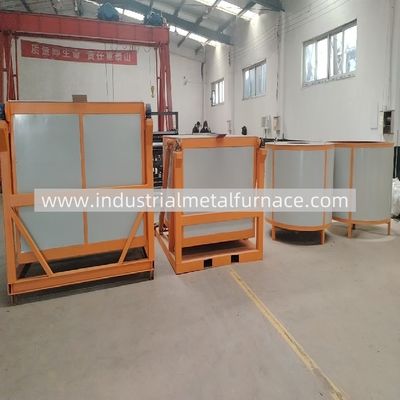 comprare IGBT Tipo 1000kg Tilting Aluminum Industrial Induction Melting Furnace 300KW 1TON PER H online manufacture