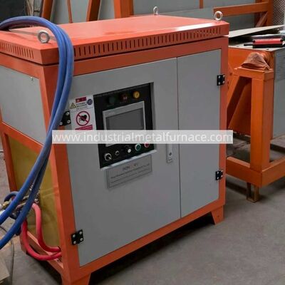 comprare IGBT Medium Frequency Induction Steel Melting Furnace 120KW 150kg Hydraulic Tilting System For Steel & Iron Casting online manufacture
