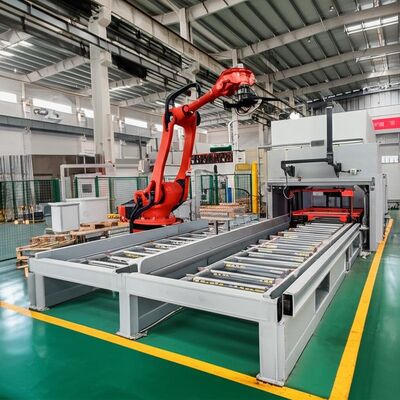 comprare Macchina ad alta efficienza per impilare lingotti di alluminio di tipo robot. Soluzione di palletizzazione automatica di WONDERY. fabbricazione online