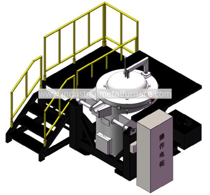 comprare WDL-DGQ-600 Forno di fusione del tellurio a resistenza elettrica con sistema di inclinazione idraulica fabbricazione online