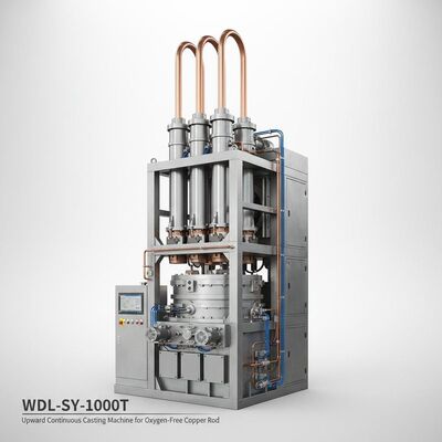 comprare Colata continua ascendente per barre di rame senza ossigeno con diametro φ8 – 16 mm, capacità annua di 1000 tonnellate e precisione di tracciamento del livello del liquido di ±2 mm fabbricazione online