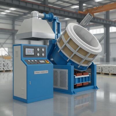 acquistare 0Forno di fusione ad induzione a media frequenza di capacità di 5 tonnellate per la fusione rapida di leghe di alluminio con sistema idraulico di inclinazione fabbricazione online