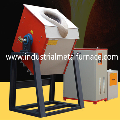 qualità  160KW 100KG Industrial Induction Furnace Melting Furnace For Cast Iron Heat Treat Fabbrica