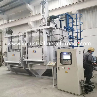 comprare 2000KG/H Continuous Gas Fired Industrial Aluminum Melting Furnace online manufacture