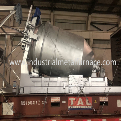 comprare 5000KG forno di fusione a gas rotatorio, fornace industriale della fusione dei metalli online manufacture