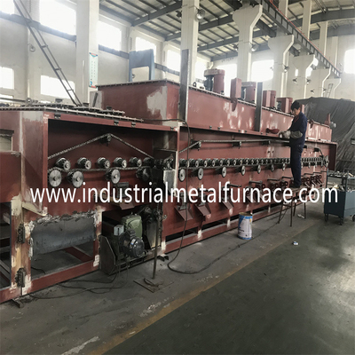750kg/Hour gas continuo Mesh Belt Heat Treatment Furnace per dado di bullone dei fermi
