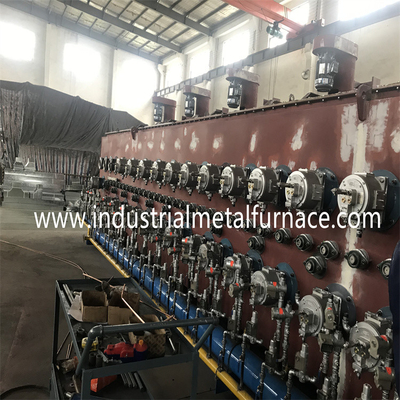 Gas Mesh Belt Furnace Carburizing Tempering continuo del rullo di sostegno per i fermi