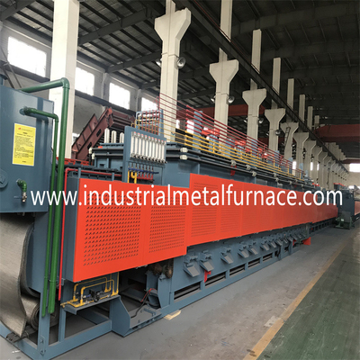Fornace continua di tempra e rinvenimento del trasportatore dei fermi elettrici di Mesh Belt Furnace For