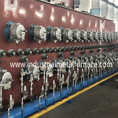 tipo a catena Mesh Belt Furnace 55Cr3 1500 x 14000 x 200mm del gas naturale 960kw