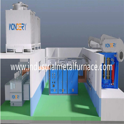 Forno di fusione industriale efficiente Frequenza di alimentazione 50/60Hz Tempo di riscaldamento 0-999min