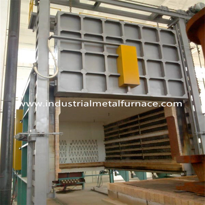 1200 °C tubo in acciaio inossidabile ricottura trattamento termico forno Bogie forno Tipo fondo auto
