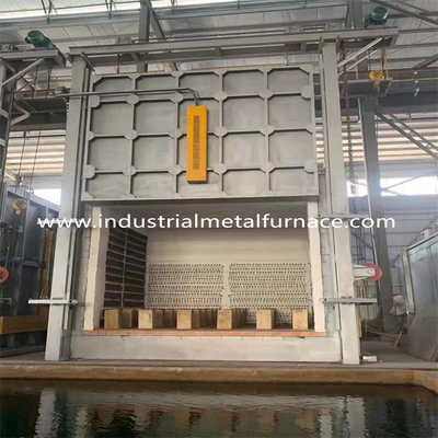 Tipo tipo inferiore fornace 4000kg del carrello del carrello ferroviario del focolare di rotazione 900KW dell'automobile di trattamento termico