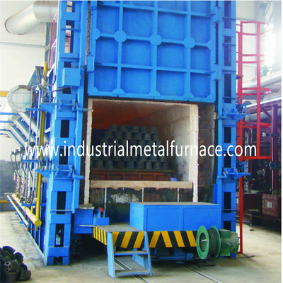 2000MM fornace inferiore dell'automobile del gas naturale da 1300 gradi, temperatura elevata del forno a suola del carrello ferroviario