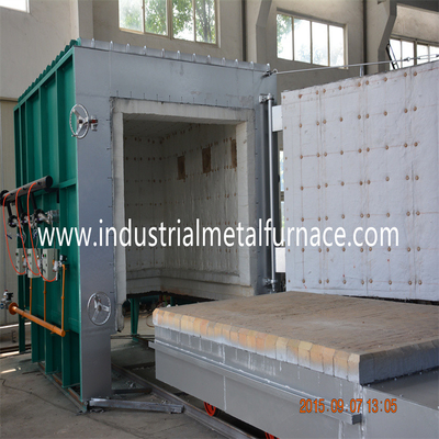 Forno a suola inferiore su misura del carrello ferroviario della fornace dell'automobile del gas naturale di 2000 x di 1000 x di 1000mm