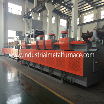 riscaldamento di resistenza elettrico di 150kg/H Mesh Belt Heat Treatment Furnace che estigue tempera
