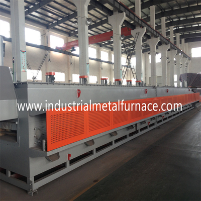 riscaldamento di resistenza elettrico di 150kg/H Mesh Belt Heat Treatment Furnace che estigue tempera