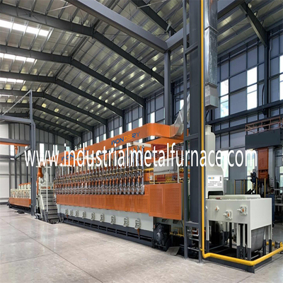 Gas Mesh Belt Furnace Carburizing Tempering continuo del rullo di sostegno per i fermi