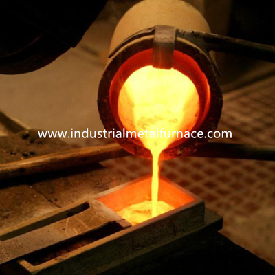 Inclinazione del ferro di fusione Teel Shell Melting Furnace del forno ad induzione del ferro 70KW 25kg