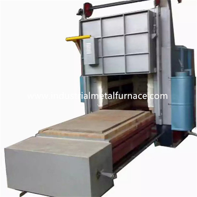Fornace 10000×3500×3500mm di trattamento termico del focolare del carrello ferroviario di 5 zone a gas