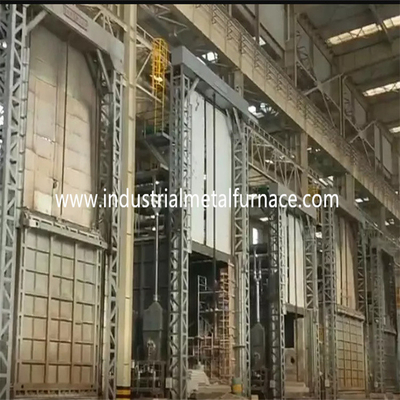 Fornace inferiore dell'automobile industriale a gas, forno a suola del carrello ferroviario 7200×2200×1800mm