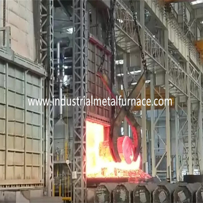 6 zone che temprano il forno a suola inferiore del carrello ferroviario della fornace dell'automobile 6500×2300×2000mm a gas