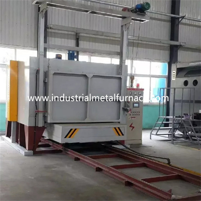 Forno a suola del carrello ferroviario 1000℃ con due porte 3600×1000×900mm elettrici