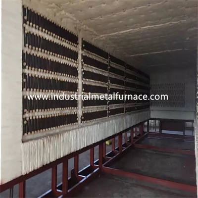 Controllo della temperatura indipendente inferiore della fornace 3000×1000×1000mm dell'automobile elettrica 1250℃