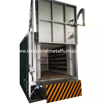 Grado elettrico Celsius 3500×1600×1600mm della fornace 1200 di trattamento termico del focolare del carrello ferroviario