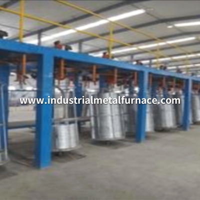 Linea bollitore dello stabilimento di fabbricazione di zincatura a caldo di 8000 Ton Per Year dello zinco per cavo a basso tenore di carbonio