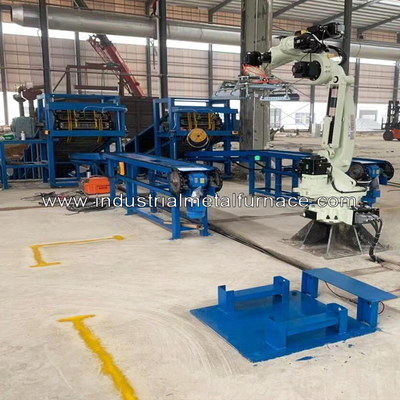 accatastatore del lingotto di alluminio automatico 6.5kg con il robot 1200mm di Siemens