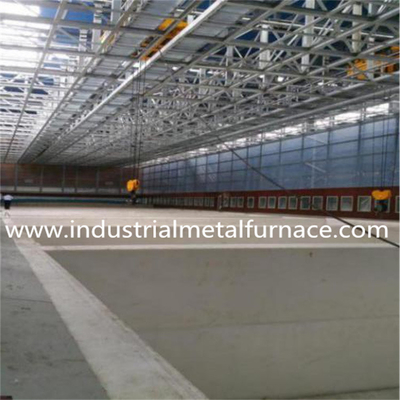 Struttura in acciaio a forma di U Forno di galvanizzazione a caldo con design di bollitore personalizzato e spessore di bollitore di zinco di 50 mm / 60 mm