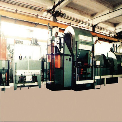 300kg/H tipo rotatorio sfera d'acciaio Mesh Belt Heat Treatment Aluminium che fonde forno rotante