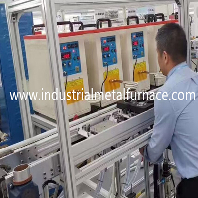 10KG che inclina tipo induzione d'acciaio Heater Melting Metal 35KW del forno di fusione