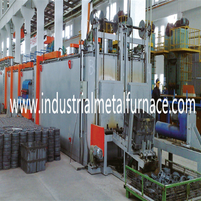 Doppio forno di fusione ad alta temperatura del forno di ricottura di Rod Isothermal Spheroidizing Heat Treatment di spinta di fila