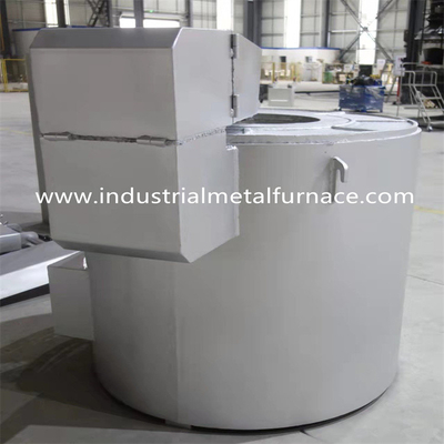 Tipo fisso di 400kg Zamak di induzione della fornace elettrica industriale a gas della fusione dei metalli